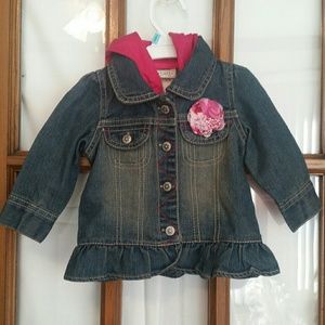 Arizona Baby Girl Denim Jacket 6-9 months